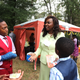 Joyce Barlow talking to children at at Shiloh Baptist Church in Preston, Ga., on Sunday, November 4, 2018.